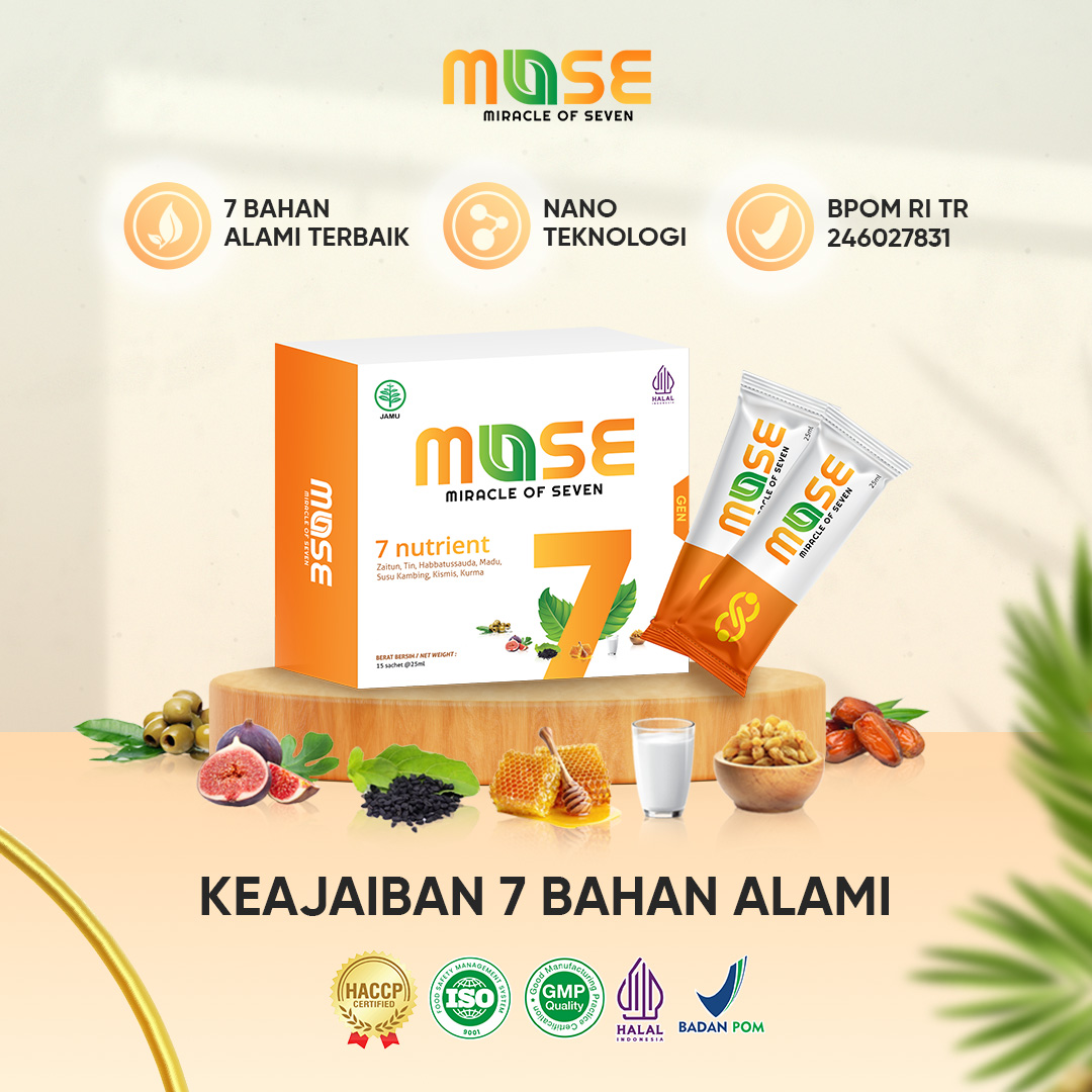 MOSE 7 bahan alami